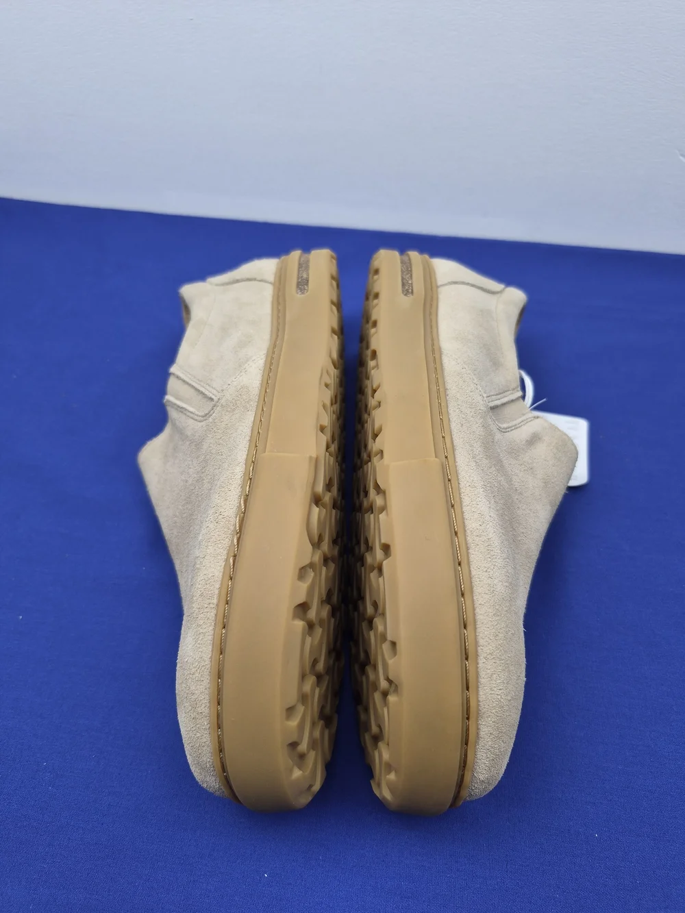 Birkenstock NWT SIZE 11 Oswego Suede Leather Slip-on sneaker streetwear neutral - Picture 9 of 13